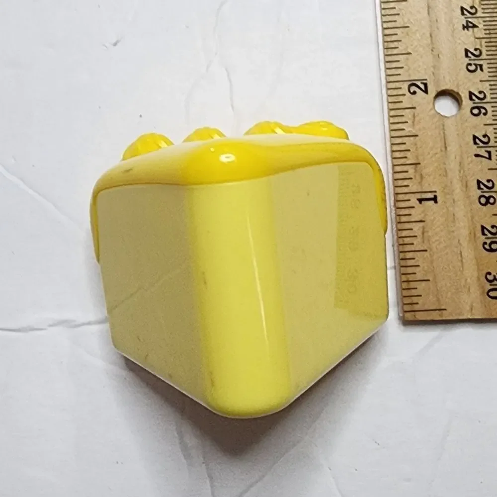 Leap Frog Musical Rainbow Tea Party Replacement yellow lemon Cake Piece Part